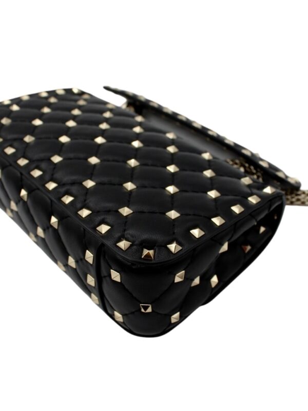 Borsa Valentino Rockstud Spike piccola in Nappa