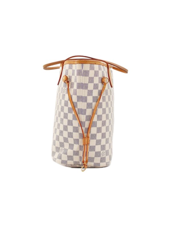 Borsa Louis Vuitton Neverfull MM in damier azur