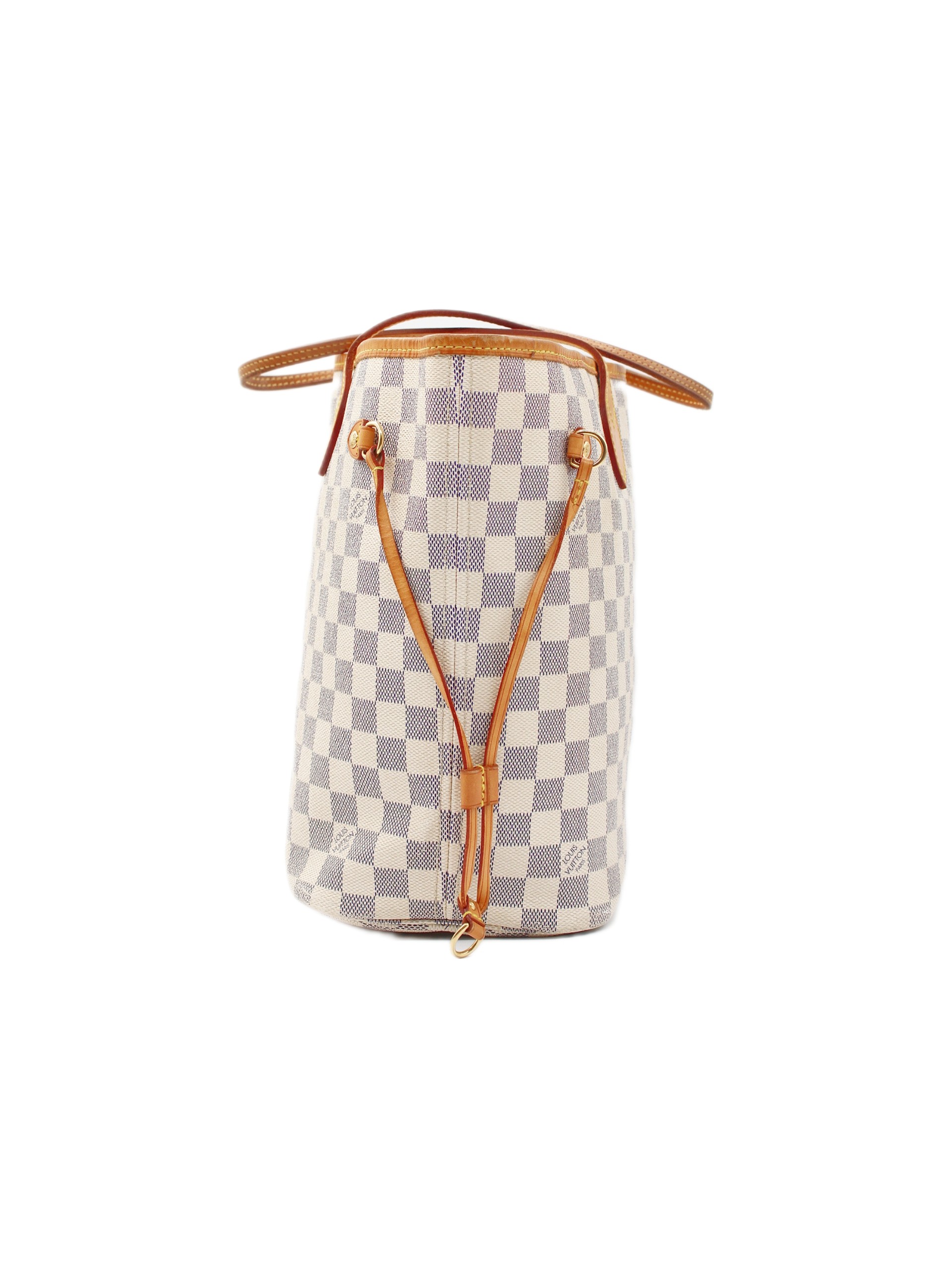 Borsa Louis Vuitton Neverfull MM in damier azur thumb