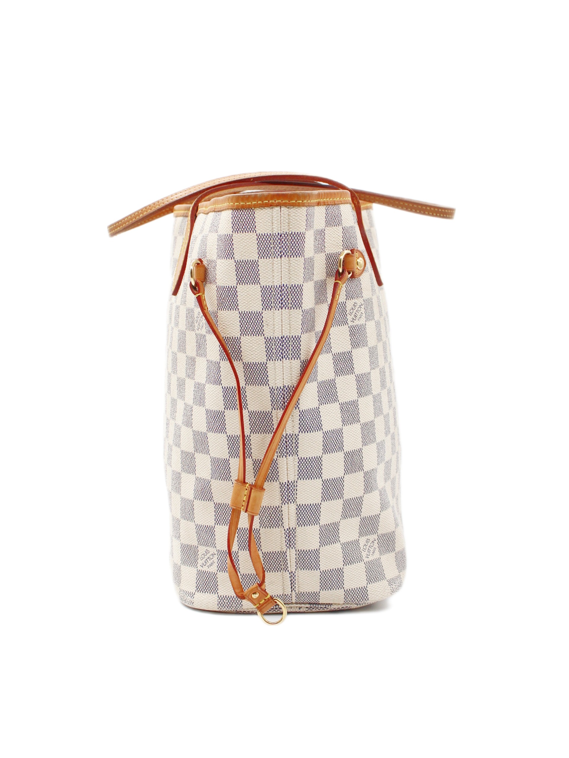 Borsa Louis Vuitton Neverfull MM in damier azur thumb