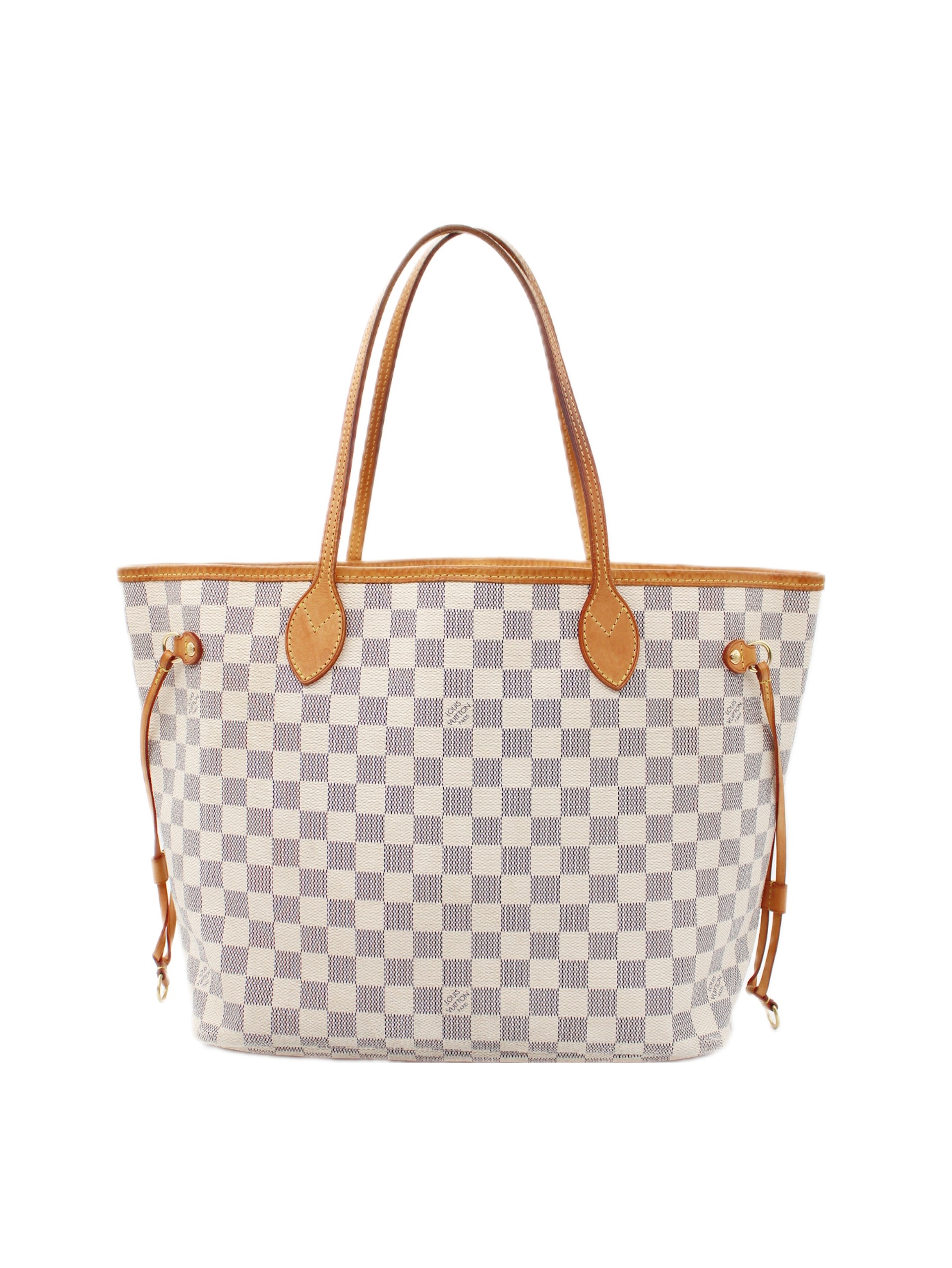 Borsa Louis Vuitton Neverfull MM in damier azur thumb