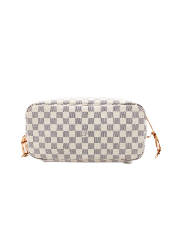 Borsa Louis Vuitton Neverfull MM in damier azur