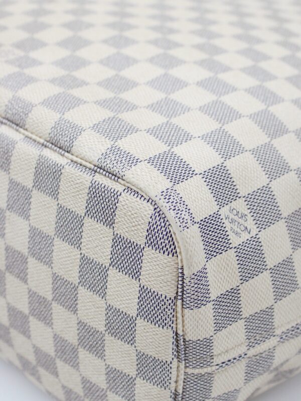 Borsa Louis Vuitton Neverfull MM in damier azur