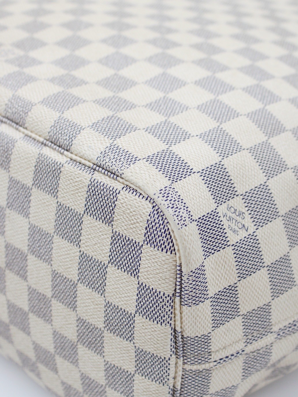 Borsa Louis Vuitton Neverfull MM in damier azur thumb