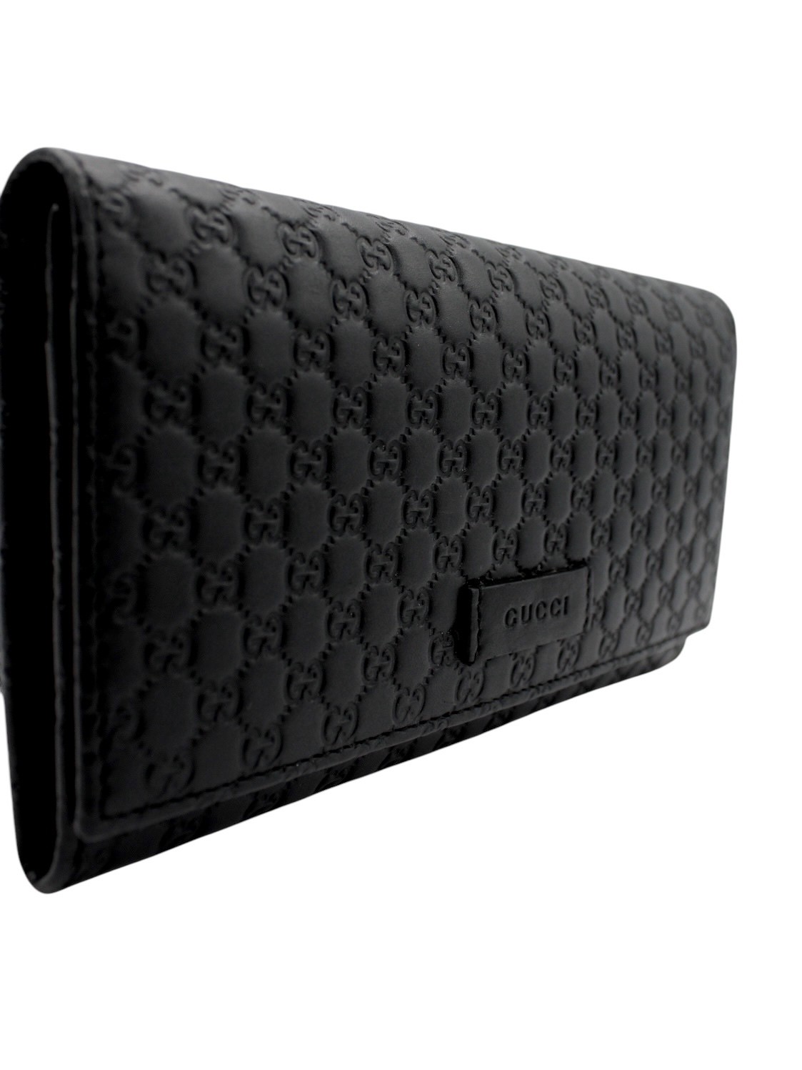 Portafoglio Gucci in Pelle Microguccissima Nero thumb