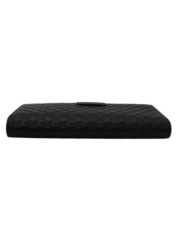 Portafoglio Gucci in Pelle Microguccissima Nero