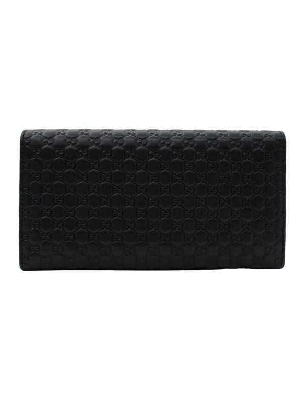 Portafoglio Gucci in Pelle Microguccissima Nero