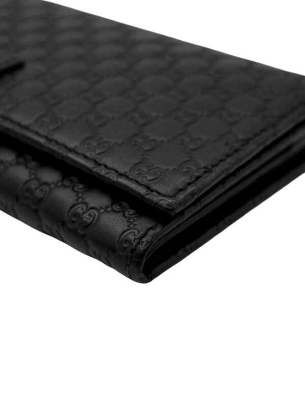 Portafoglio Gucci in Pelle Microguccissima Nero