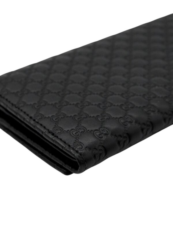 Portafoglio Gucci in Pelle Microguccissima Nero