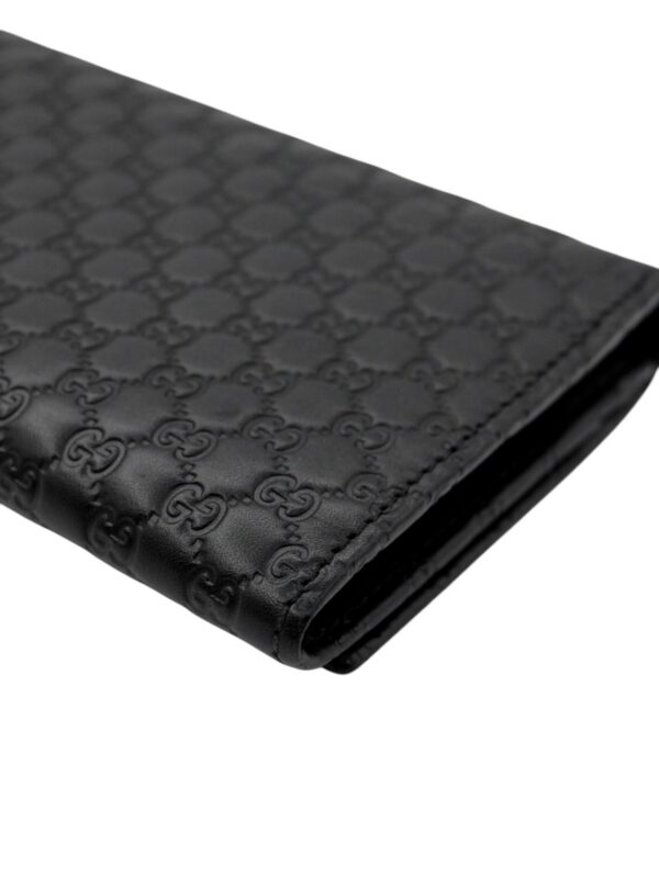 Portafoglio Gucci in Pelle Microguccissima Nero