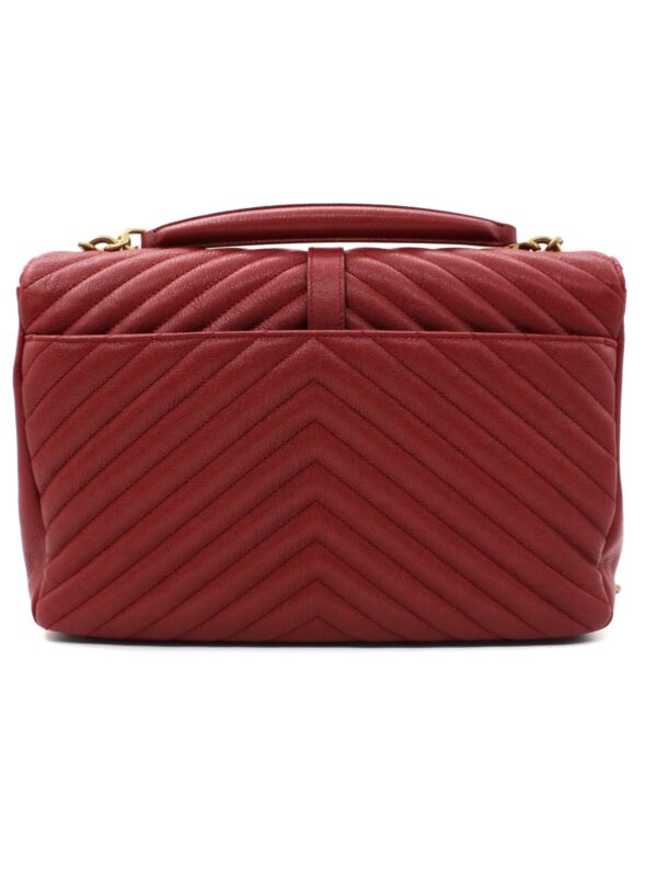 Borsa Saint Laurent College in pelle bordeaux