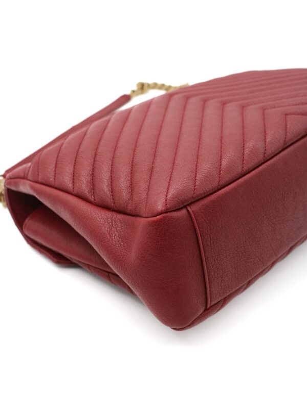 Borsa Saint Laurent College in pelle bordeaux