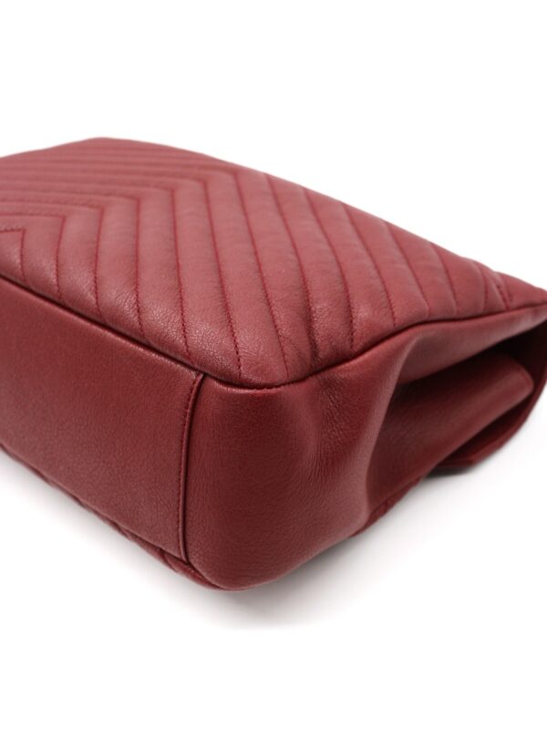 Borsa Saint Laurent College in pelle bordeaux