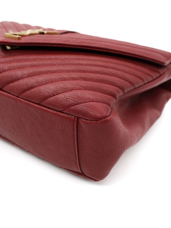 Borsa Saint Laurent College in pelle bordeaux