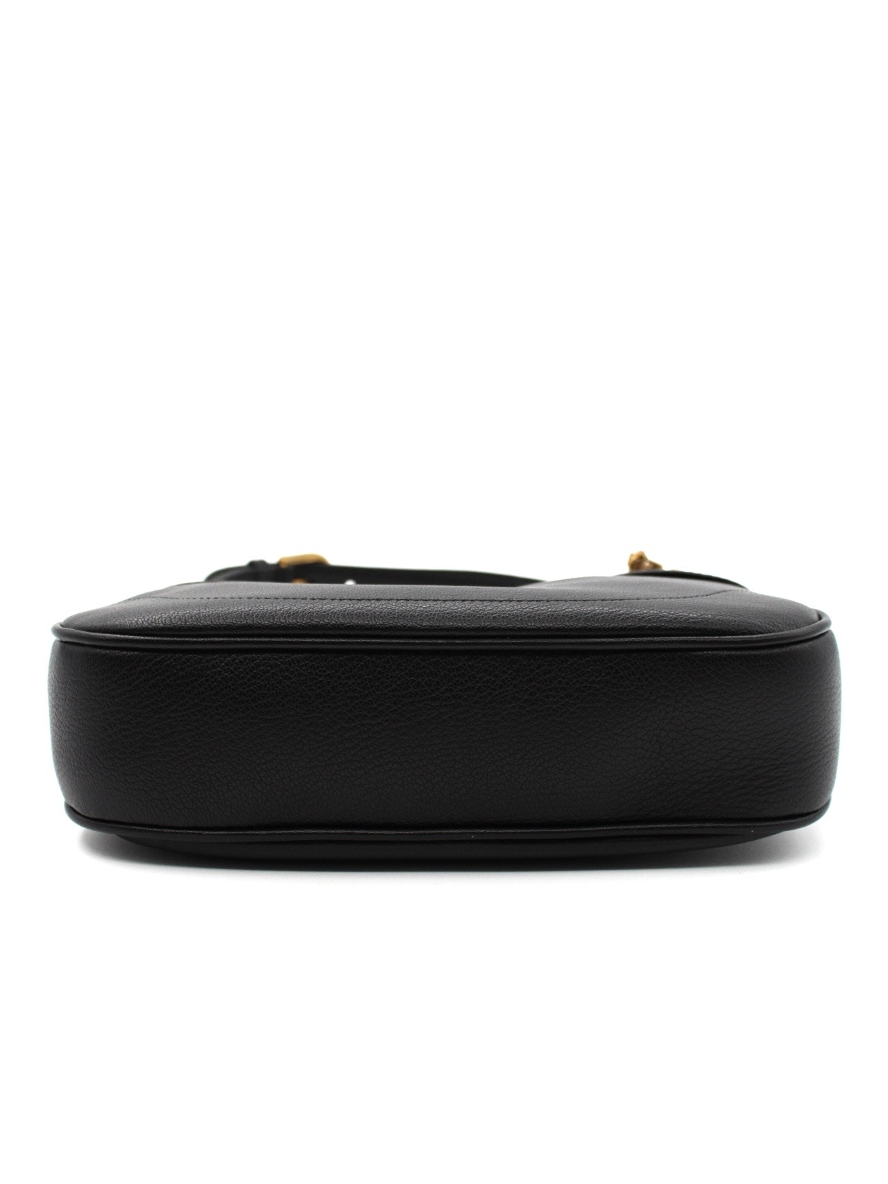 Borsa Gucci a spalla Aphrodite in pelle nera thumb