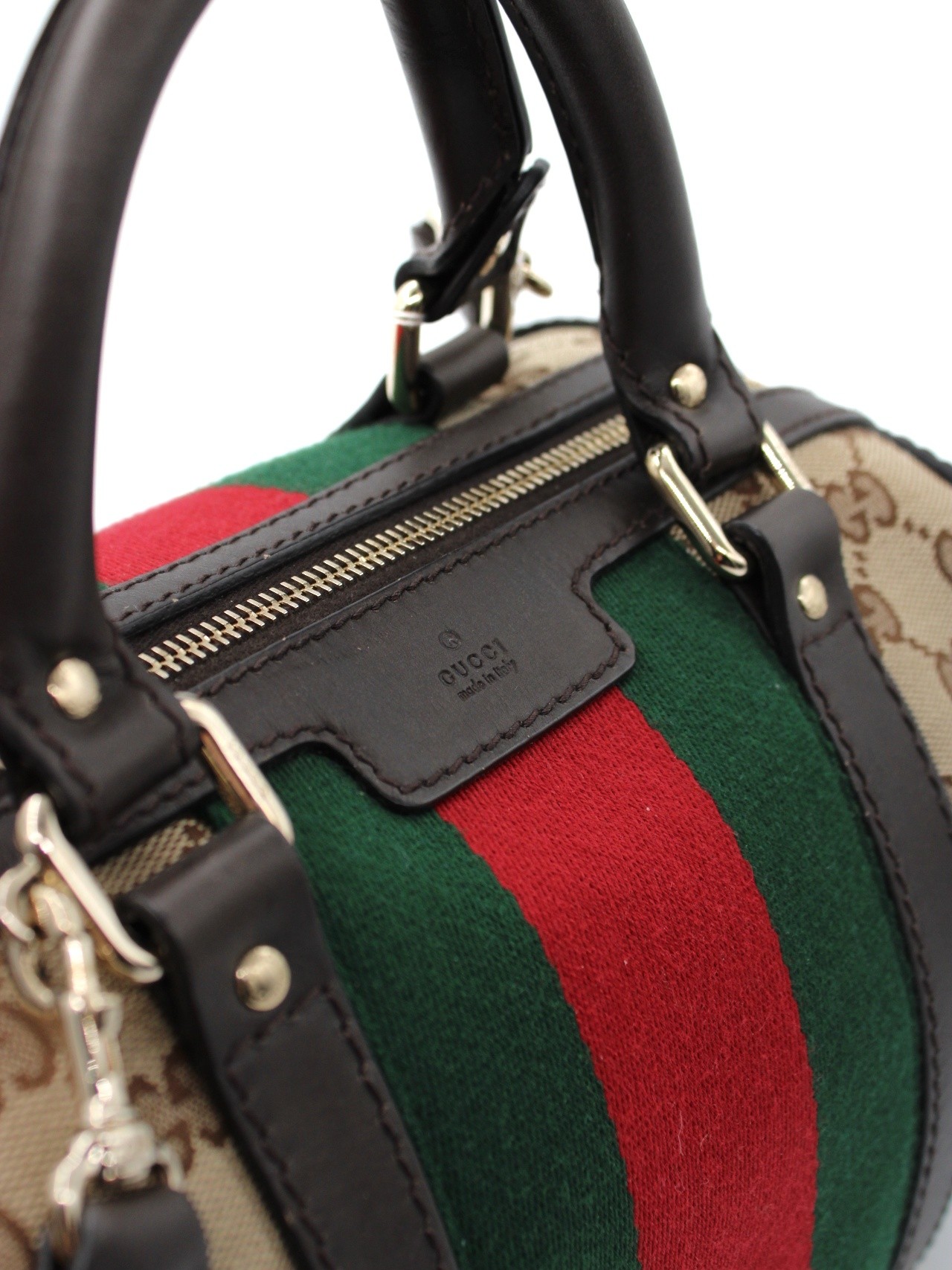 Bauletto Gucci Web con tracolla thumb