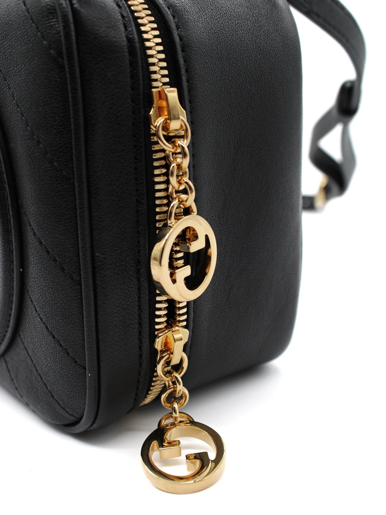Borsa Gucci Blondie in pelle nera thumb