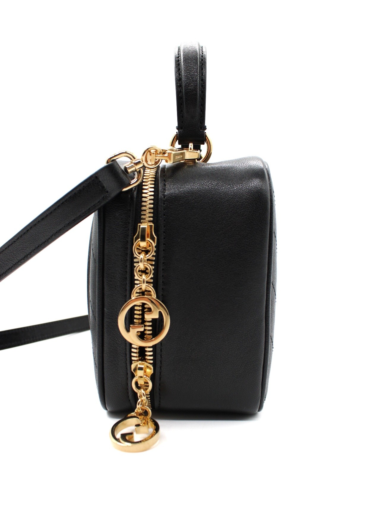Borsa Gucci Blondie in pelle nera thumb