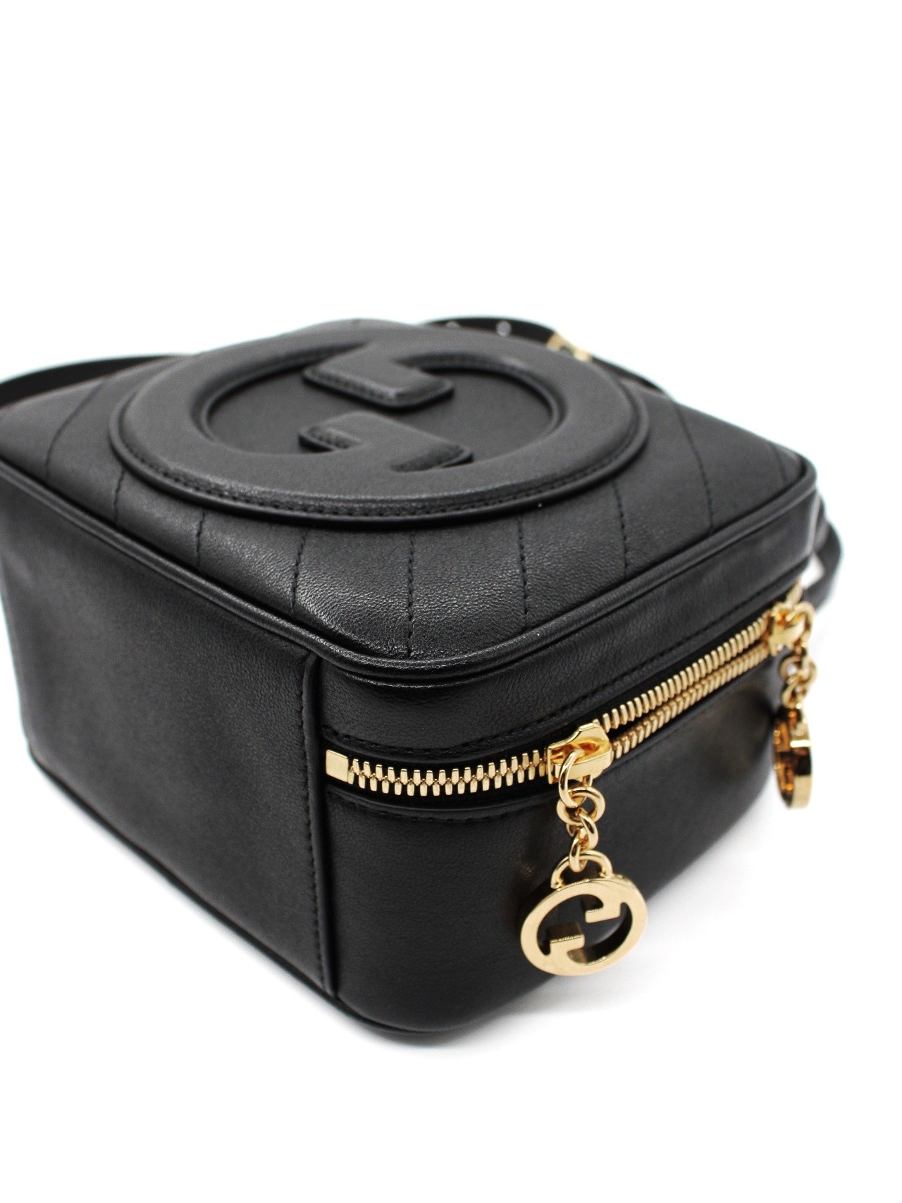 Borsa Gucci Blondie in pelle nera thumb
