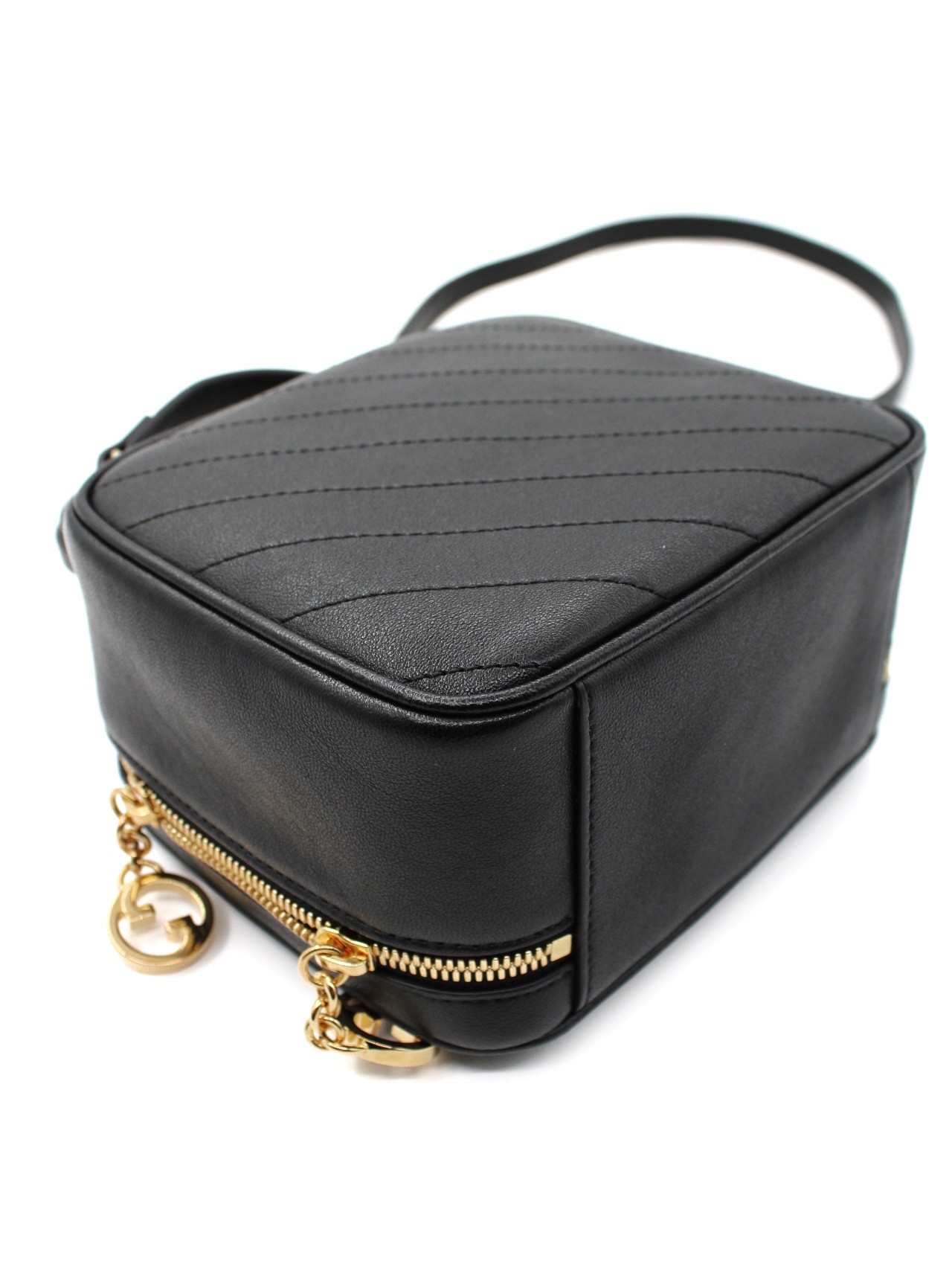 Borsa Gucci Blondie in pelle nera thumb