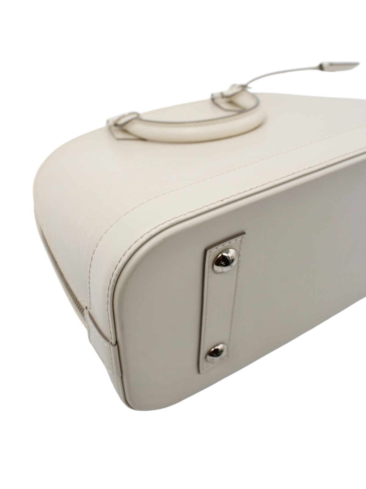 Borsa Louis Vuitton Alma in Pelle Epi Panna thumb