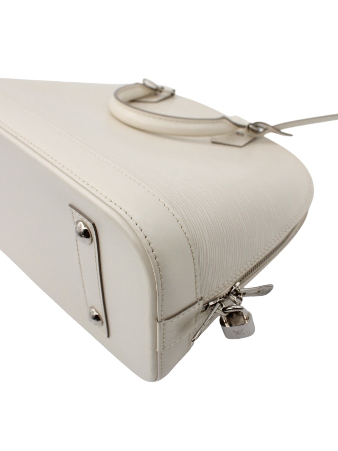 Borsa Louis Vuitton Alma in Pelle Epi Panna thumb