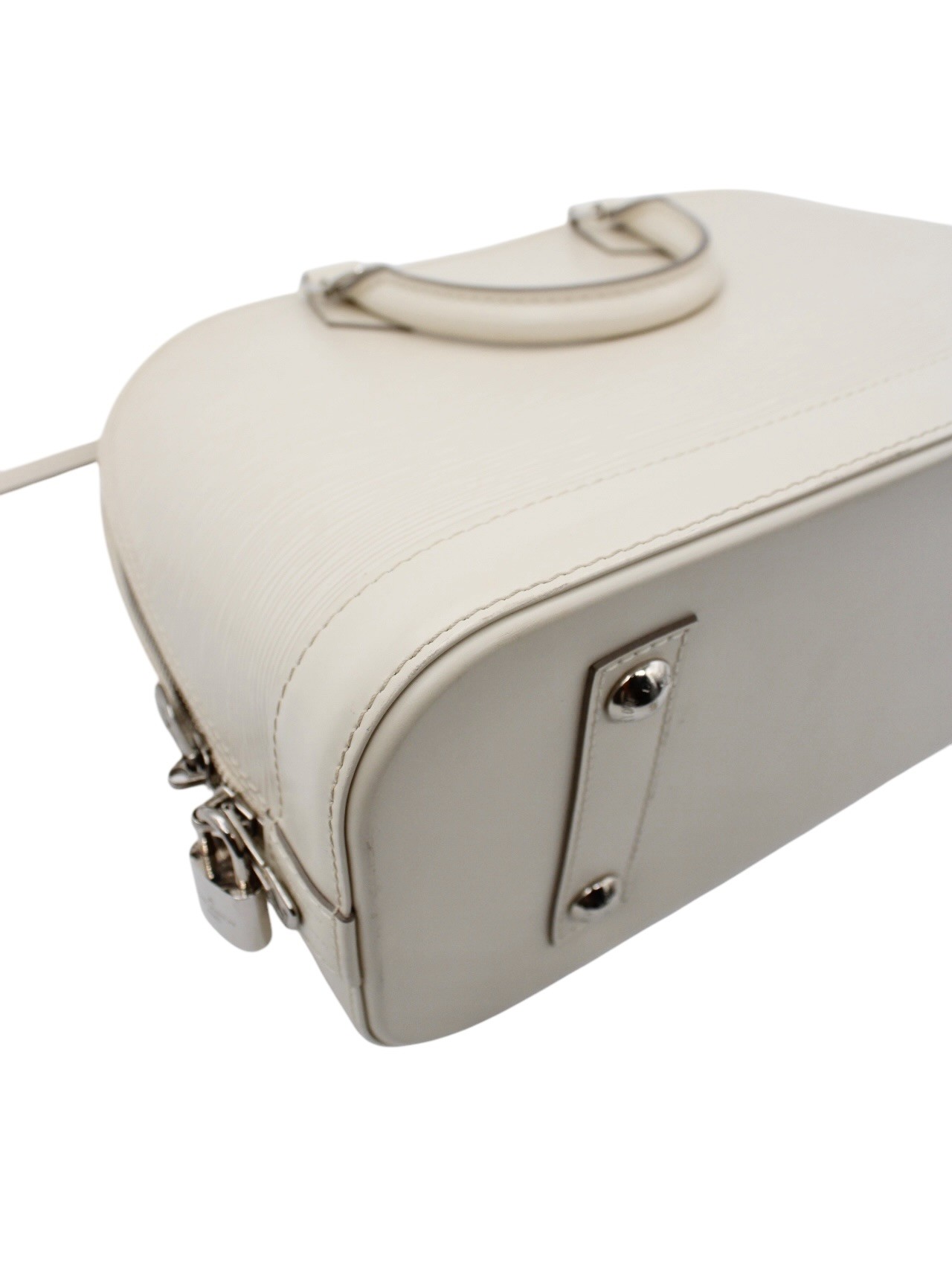 Borsa Louis Vuitton Alma in Pelle Epi Panna thumb