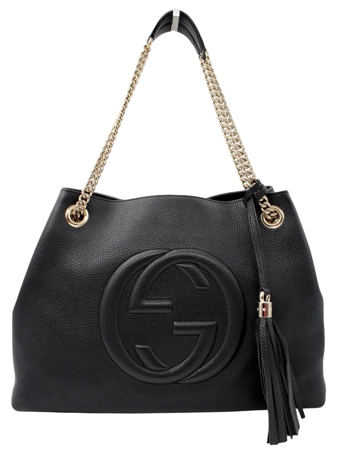 Borsa Gucci Soho in Pelle Nera thumb