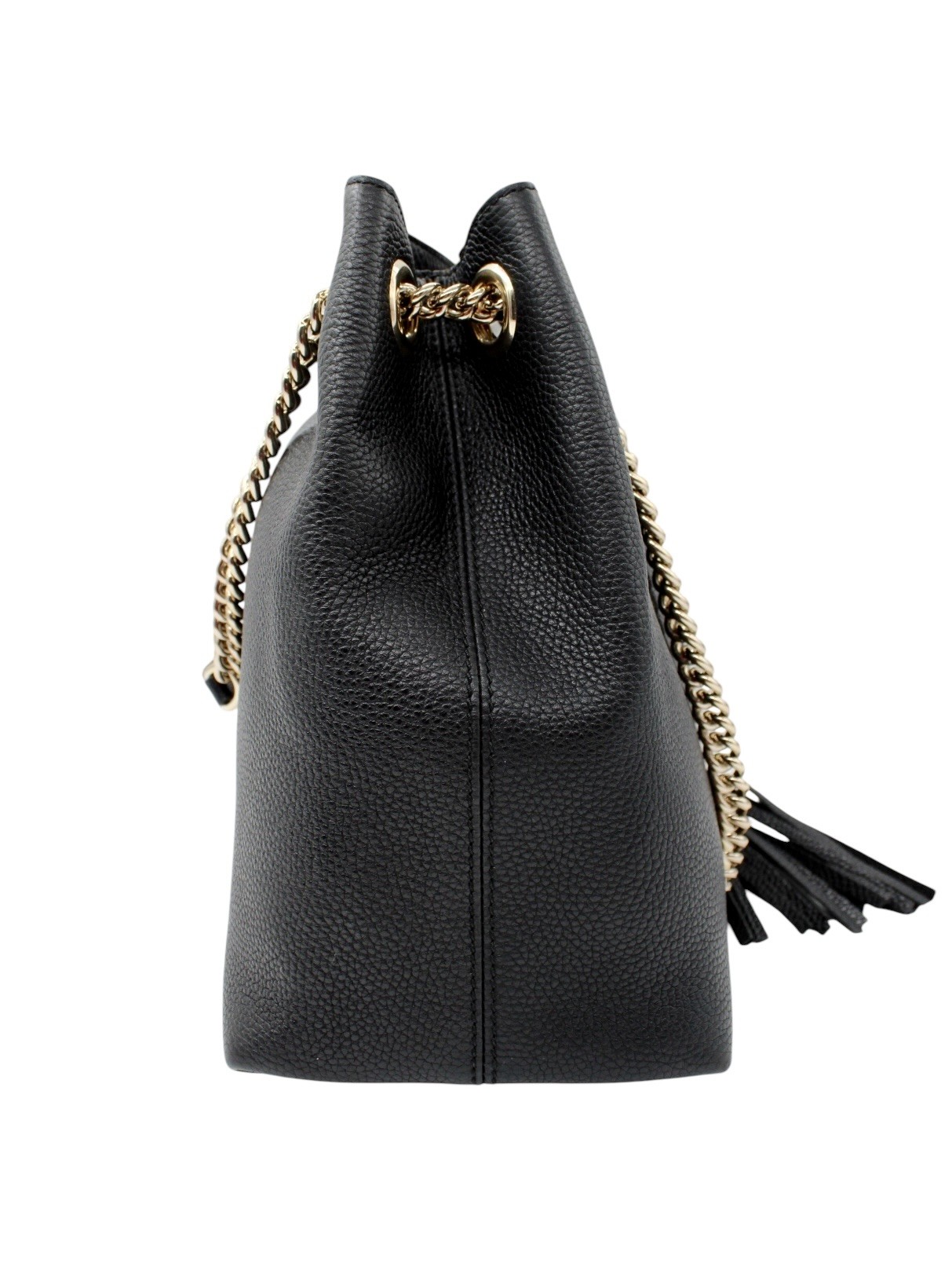 Borsa Gucci Soho in Pelle Nera thumb