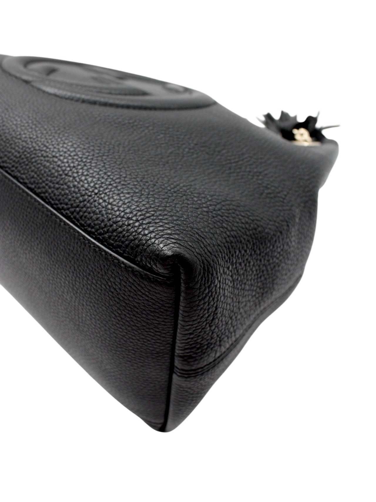 Borsa Gucci Soho in Pelle Nera thumb