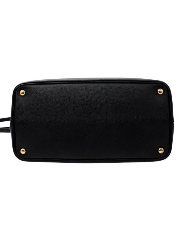 Borsa Prada Bicolor in Pelle Saffiano Nera