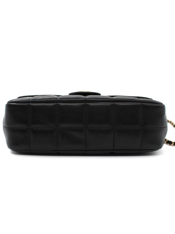 Tracolla Chanel Chocolat Bar pelle nera