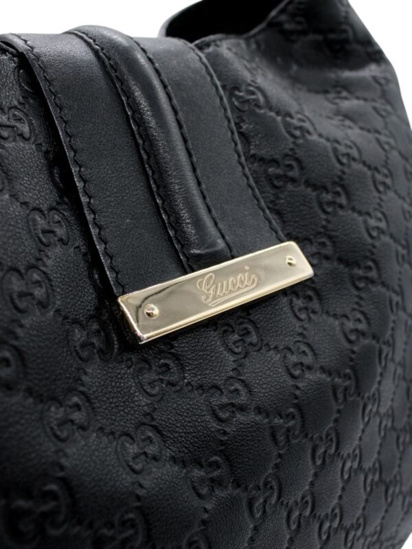 Borsa Gucci Hobo in Pelle Guccissima GG Nera