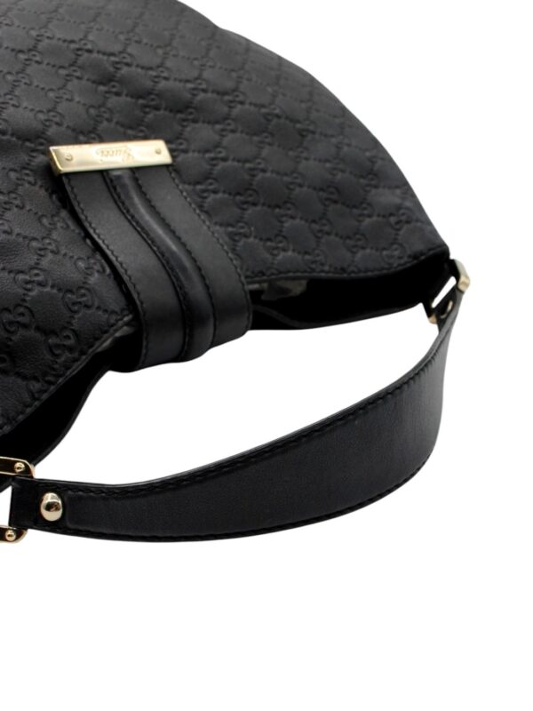 Borsa Gucci Hobo in Pelle Guccissima GG Nera