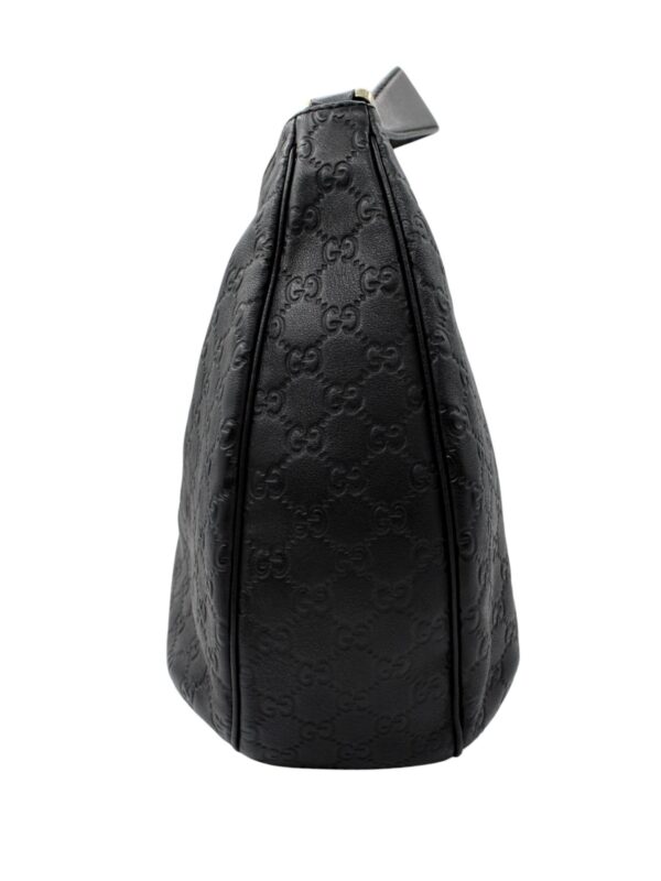 Borsa Gucci Hobo in Pelle Guccissima GG Nera