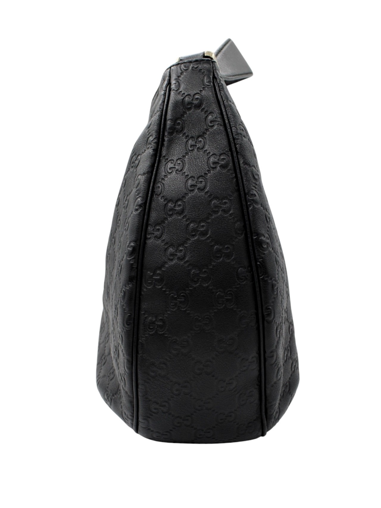 Borsa Gucci Hobo in Pelle Guccissima GG Nera thumb