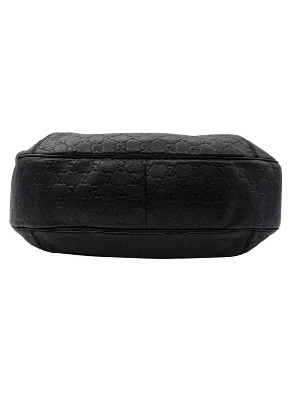 Borsa Gucci Hobo in Pelle Guccissima GG Nera