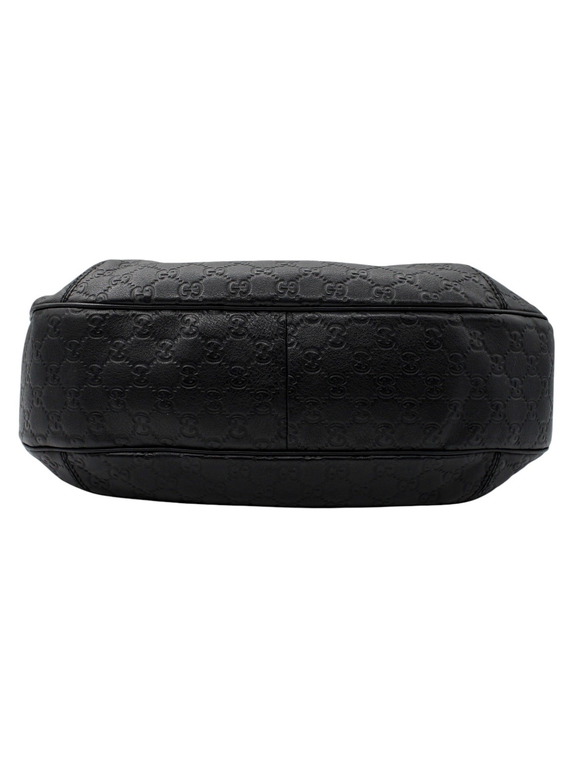 Borsa Gucci Hobo in Pelle Guccissima GG Nera thumb