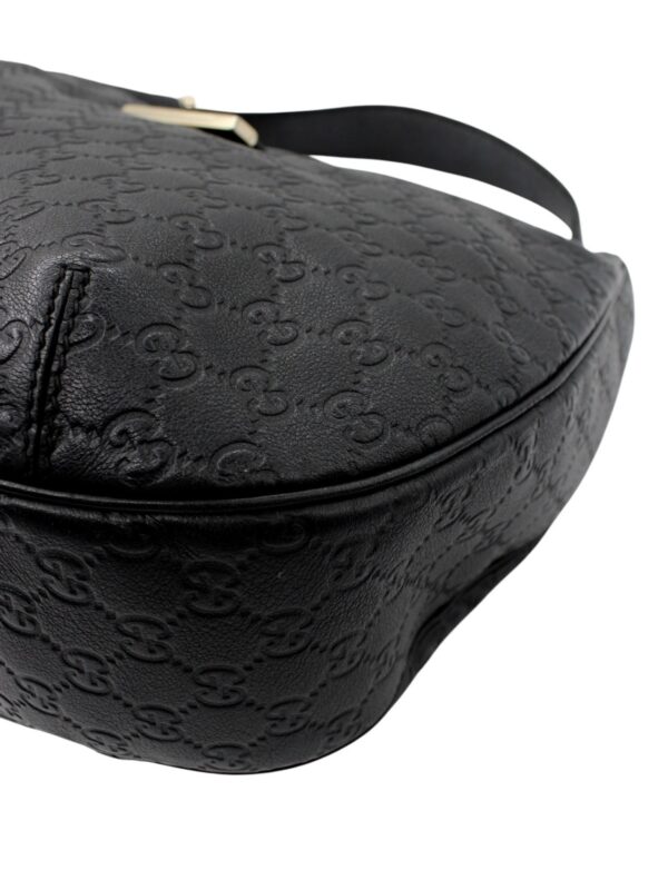 Borsa Gucci Hobo in Pelle Guccissima GG Nera