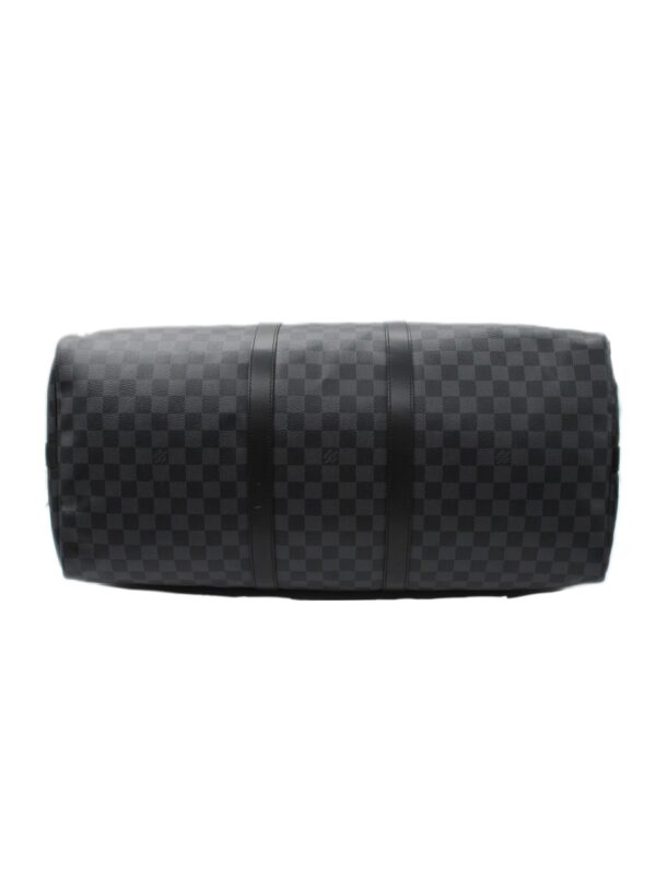 Keepall Louis Vuitton 55 in damier Graphite