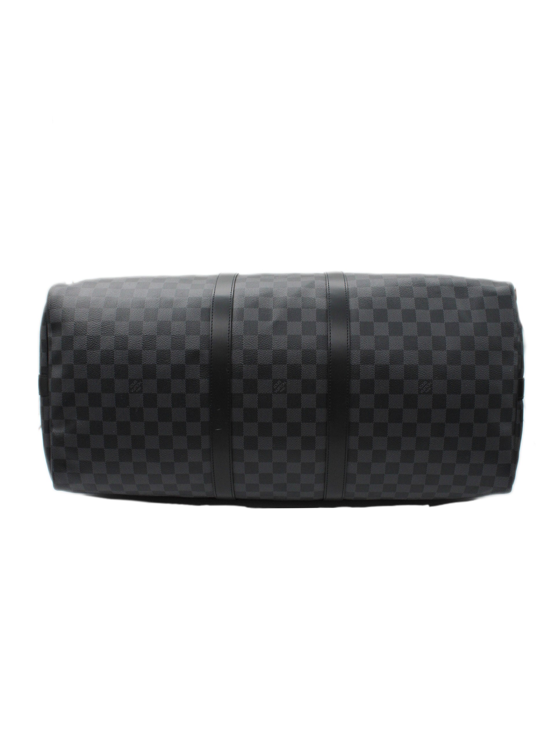 Keepall Louis Vuitton 55 in damier Graphite thumb
