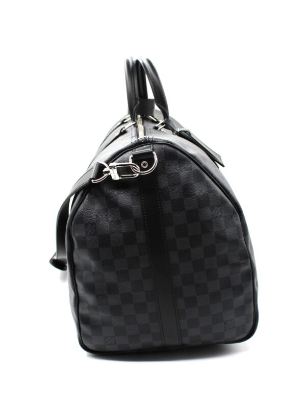 Keepall Louis Vuitton 55 in damier Graphite