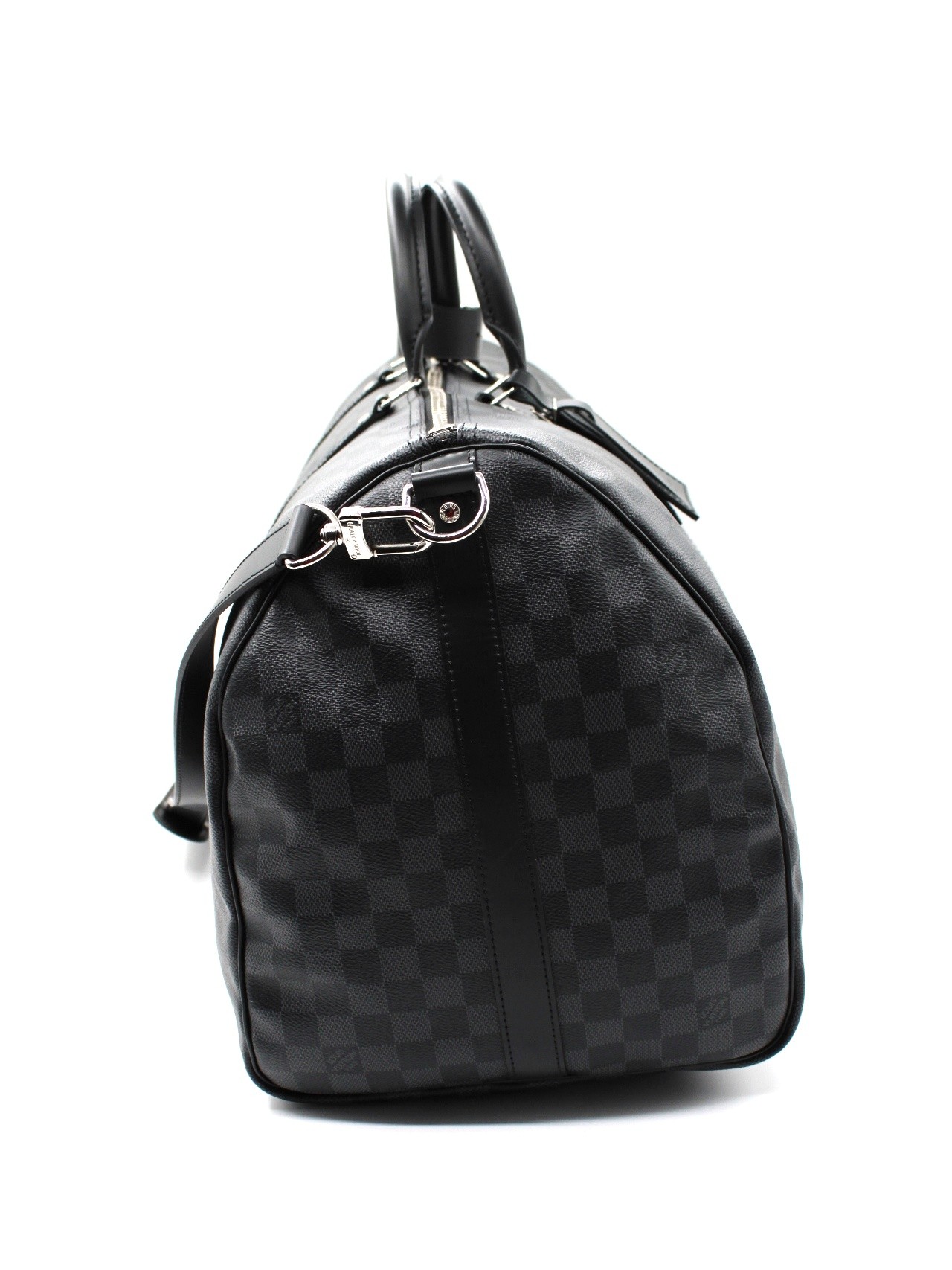 Keepall Louis Vuitton 55 in damier Graphite thumb