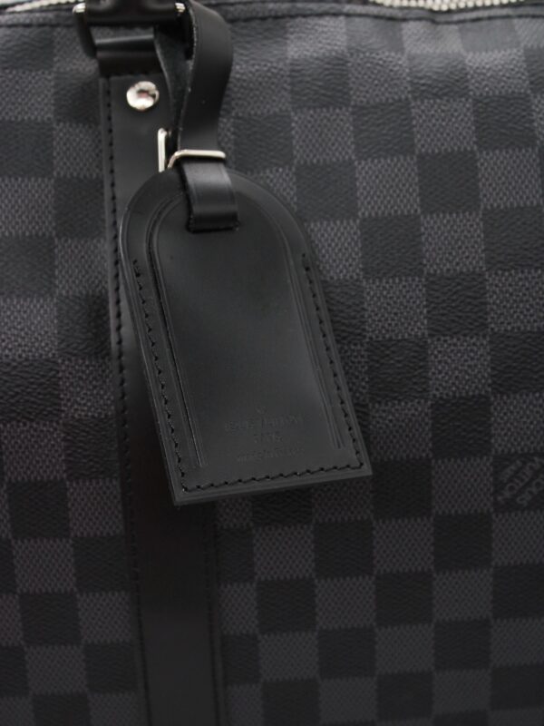 Keepall Louis Vuitton 55 in damier Graphite