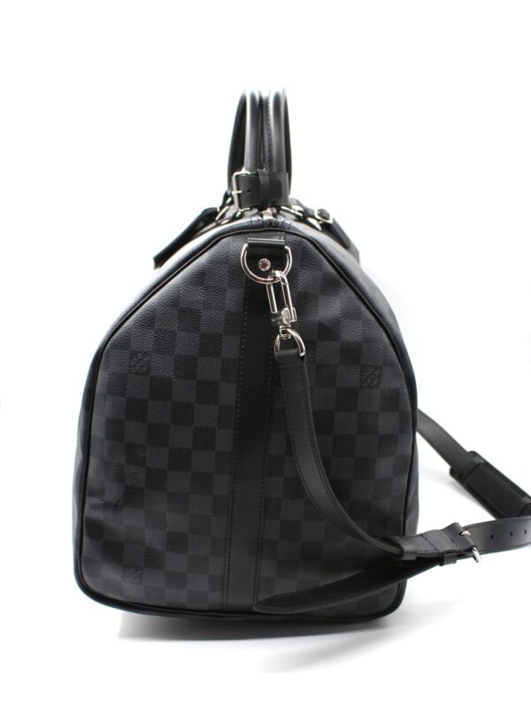 Keepall Louis Vuitton 55 in damier Graphite
