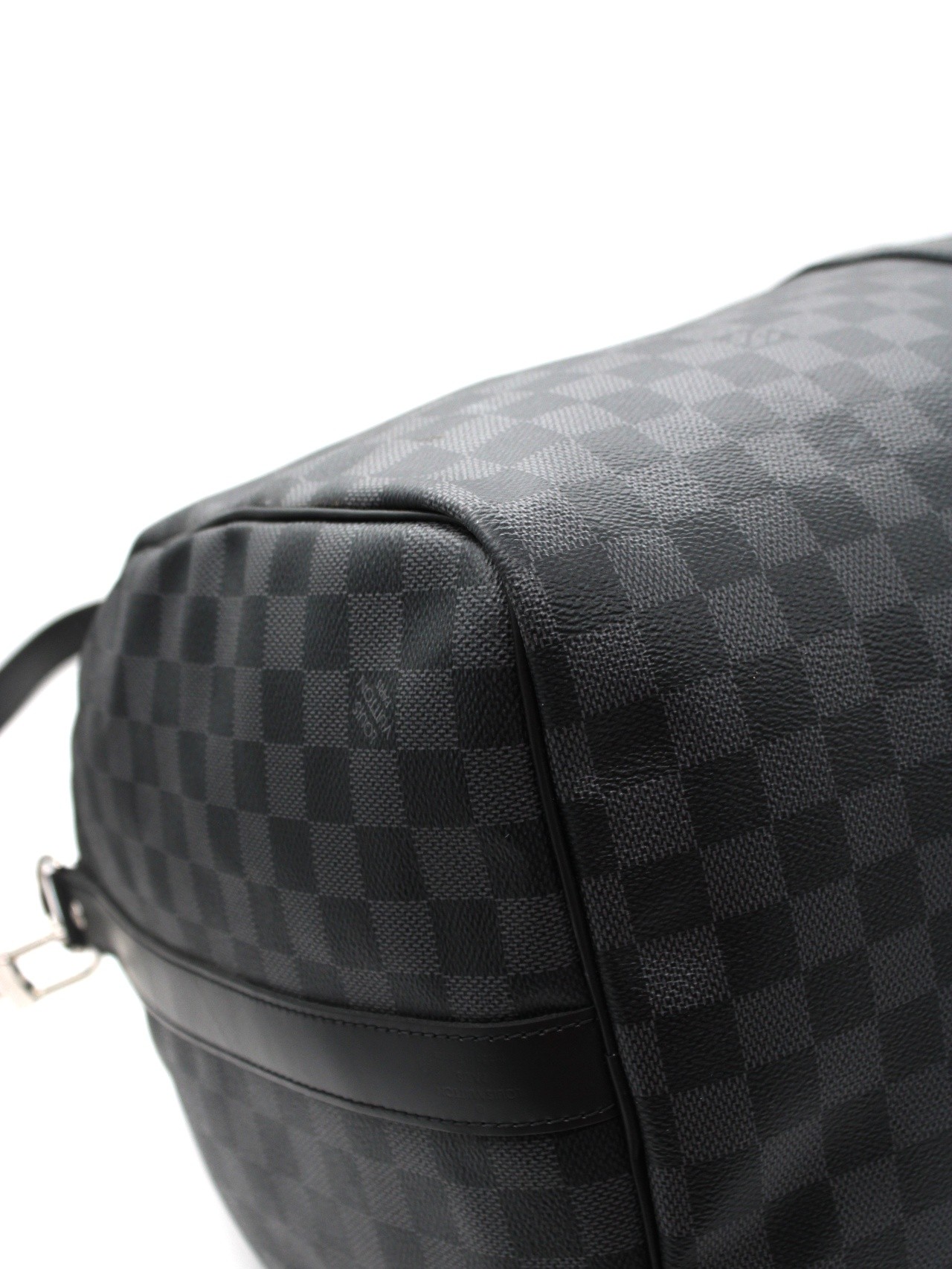 Keepall Louis Vuitton 55 in damier Graphite thumb