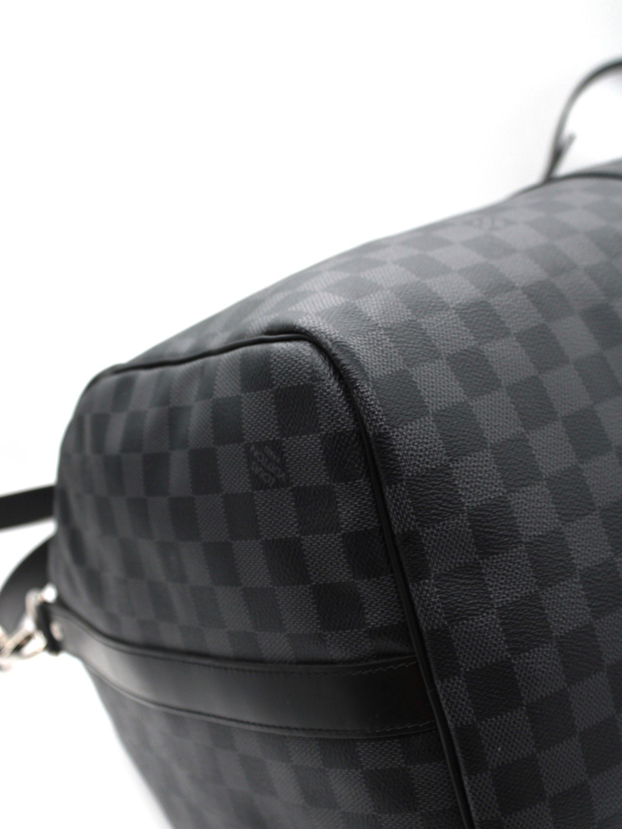 Keepall Louis Vuitton 55 in damier Graphite thumb