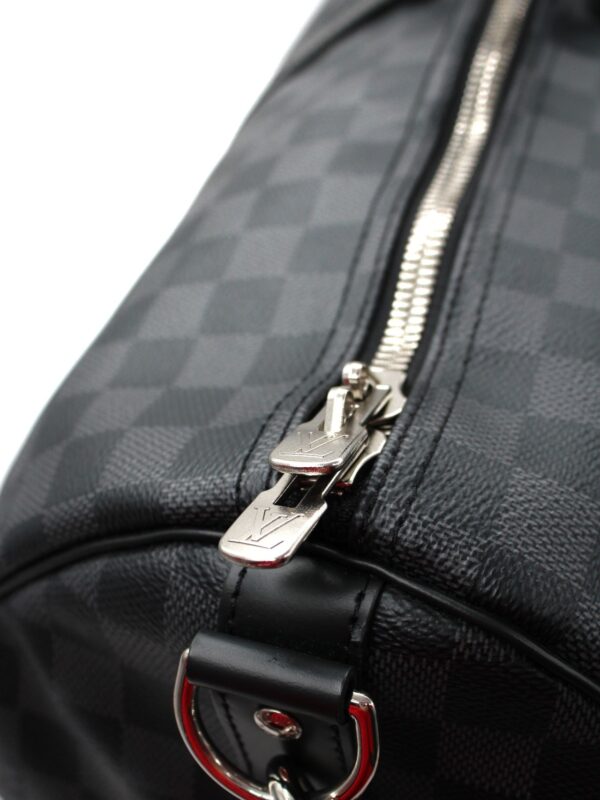 Keepall Louis Vuitton 55 in damier Graphite