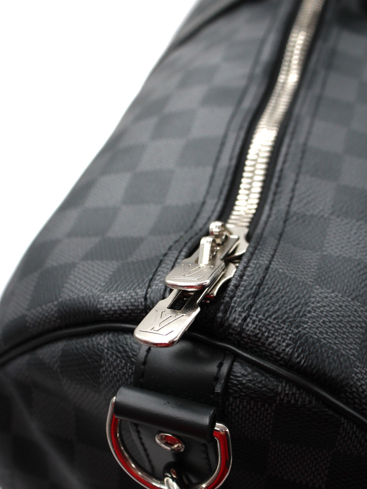 Keepall Louis Vuitton 55 in damier Graphite thumb