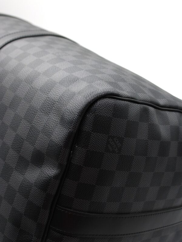 Keepall Louis Vuitton 55 in damier Graphite
